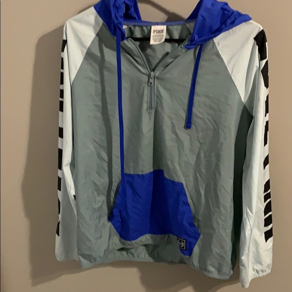 xs colorblock pink jacket.